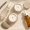 Skincare products arranged aesthetically post-treatment.