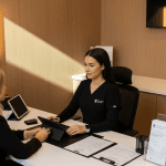 Patient consultation showing how to contact SpringhillMed Group for medical spa services