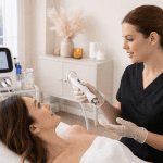 non-surgical skin tightening treatment with handheld device