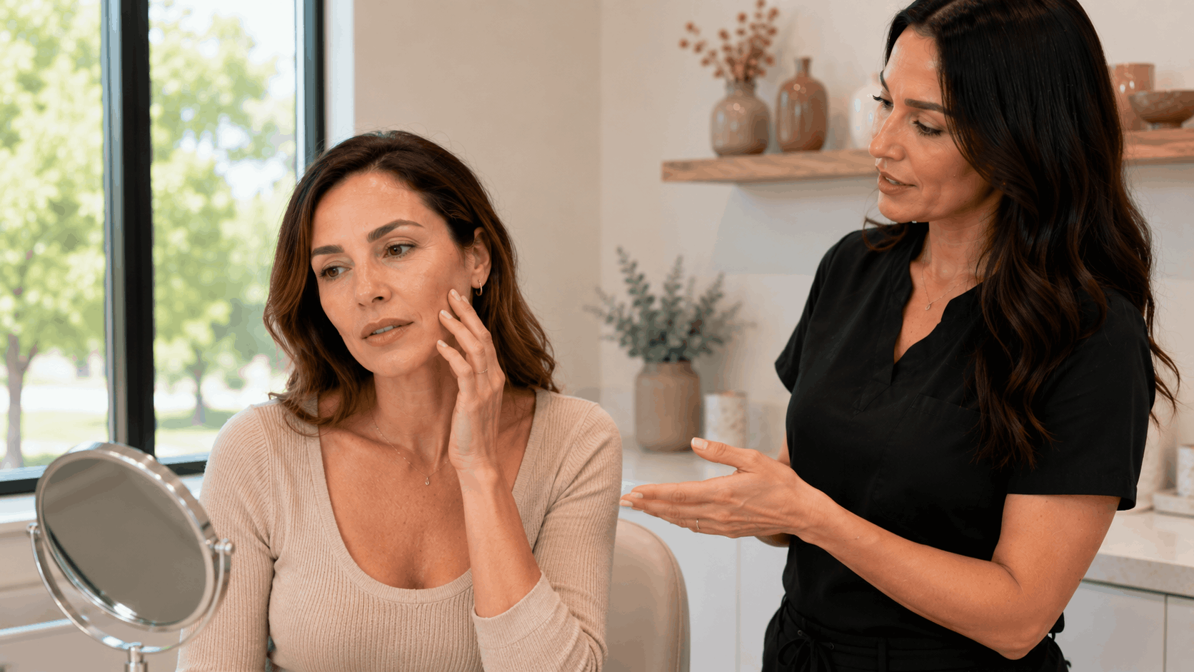ellacor treatment consultation compared with microneedling for skin rejuvenation.