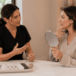 EZ Gel vs Traditional Fillers consultation for facial rejuvenation options