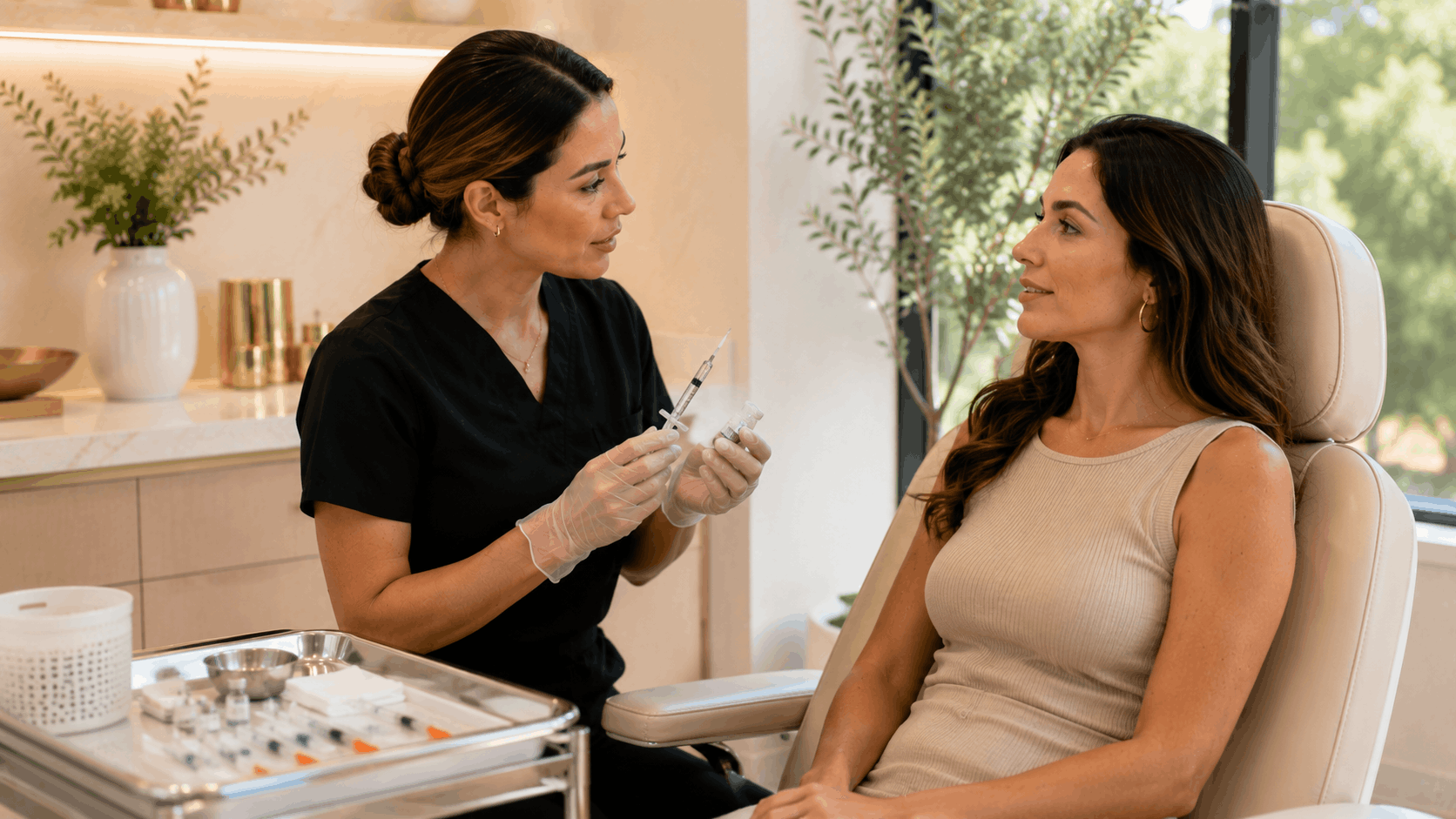 dissolving unwanted filler consultation before new dermal filler treatment.