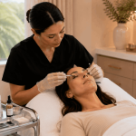Lash lift vs lash tint professional eyelash enhancement treatment.